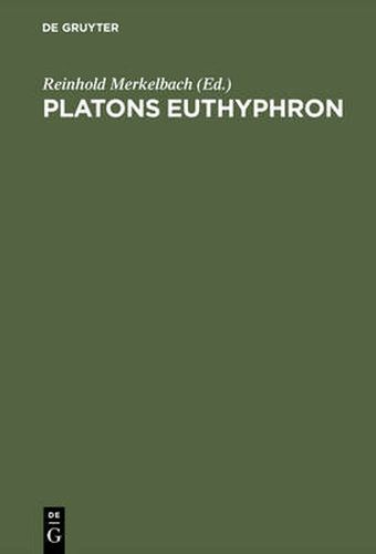 Cover image for Platons Euthyphron