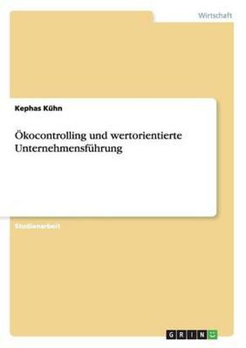 Cover image for kocontrolling Und Wertorientierte Unternehmensf hrung