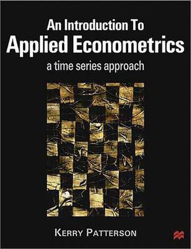 Cover image for An Introduction to Applied Econometrics: A Time Series Approach