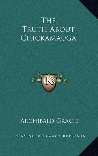 Cover image for The Truth about Chickamauga