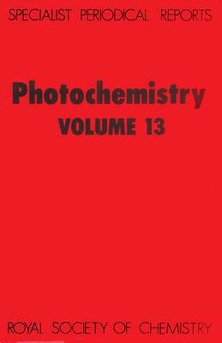 Cover image for Photochemistry: Volume 13