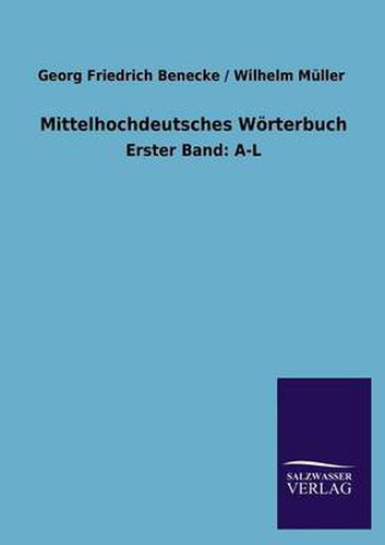 Cover image for Mittelhochdeutsches Woerterbuch