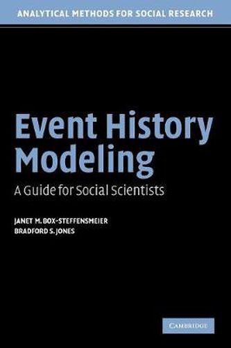 Cover image for Event History Modeling: A Guide for Social Scientists