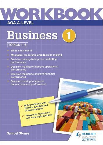 Cover image for AQA A-Level Business Workbook 1