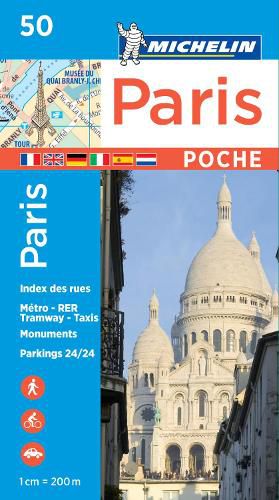 Cover image for Paris Pocket - Michelin City Plan 50: City Plans