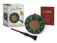 Cover image for Harry Potter: Hogwarts Christmas Wreath and Wand Set: Lights Up!