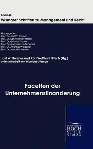 Cover image for Facetten der Unternehmensfinanzierung