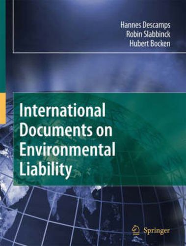 Cover image for International Documents on Environmental Liability