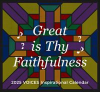 Cover image for Great Is Thy Faithfulness Voices 2025 Inspirational Wall Calendar