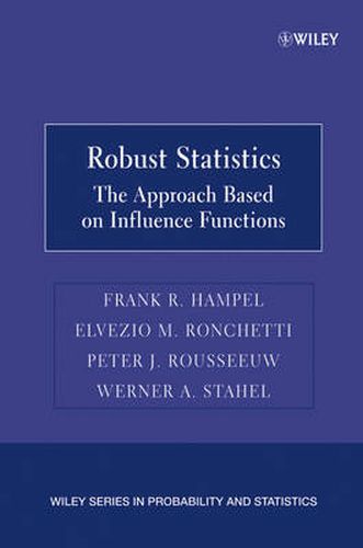 Cover image for Robust Statistics: The Approach Based on Influence Functions