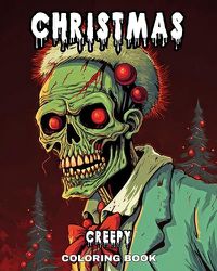 Cover image for Creepy Christmas Coloring Book