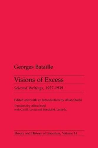 Cover image for Visions Of Excess: Selected Writings, 1927-1939