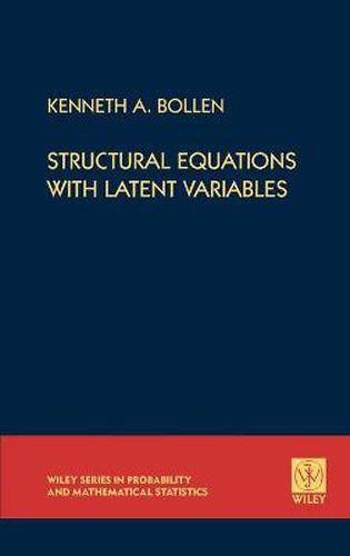 Cover image for Structural Equations with Latent Variables