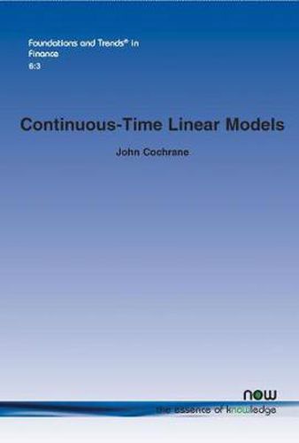 Continuous-Time Linear Models