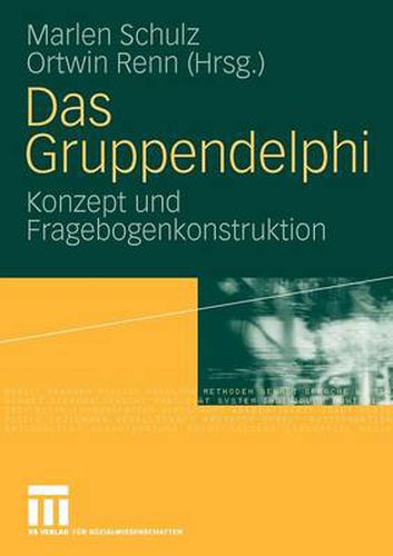 Cover image for Das Gruppendelphi: Konzept und Fragebogenkonstruktion