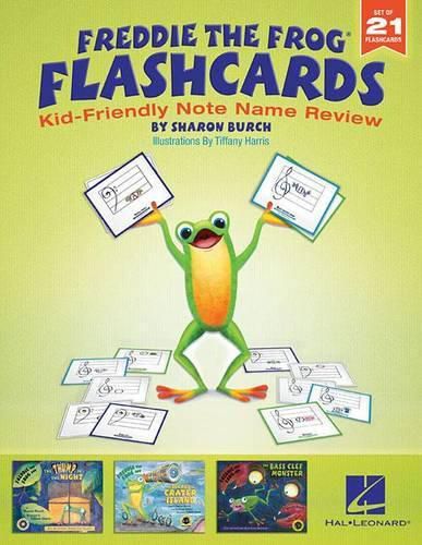 Cover image for Freddie the Frog Flashcards: Kid-Friendly Note Name Review