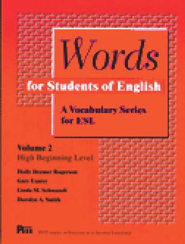 Words for Students of English: A Vocabulary Series for ESL