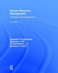 Cover image for Human Resource Management: The Public Service Perspective