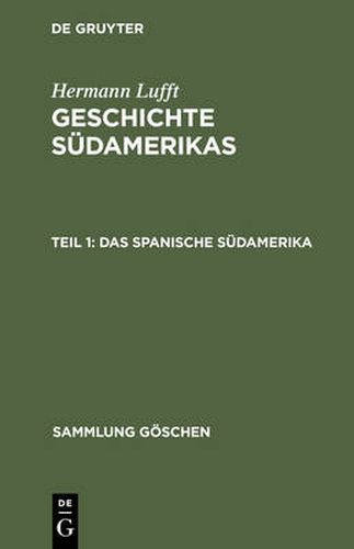 Cover image for Das spanische Sudamerika