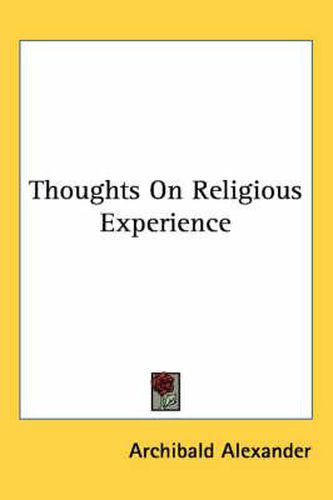 Cover image for Thoughts On Religious Experience