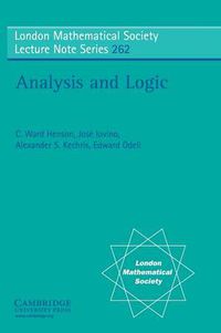Cover image for Analysis and Logic