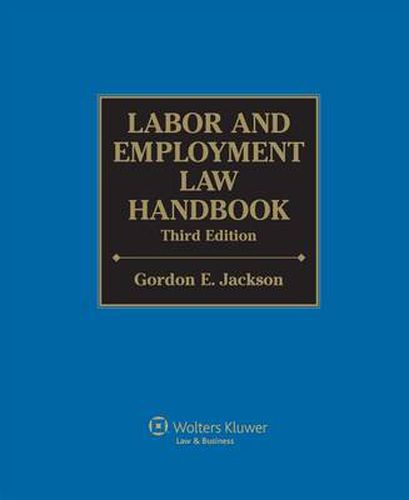 Cover image for Labor and Employment Law Handbook, Third Edition