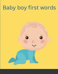 Cover image for Baby boy first words