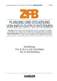 Cover image for Planung und Steuerung von Input-Output-Systemen