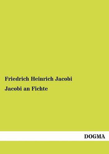 Cover image for Jacobi an Fichte