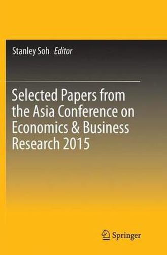 Cover image for Selected Papers from the Asia Conference on Economics & Business Research 2015