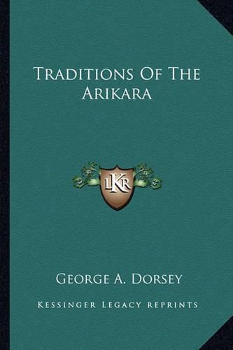 Cover image for Traditions of the Arikara