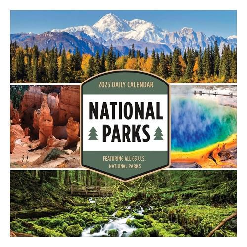 Cal 2025- 365 National Parks Daily Desktop