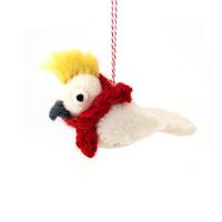 Cover image for Cockatoo Christopher Felt Decoration (GI-XD-DAUB002)