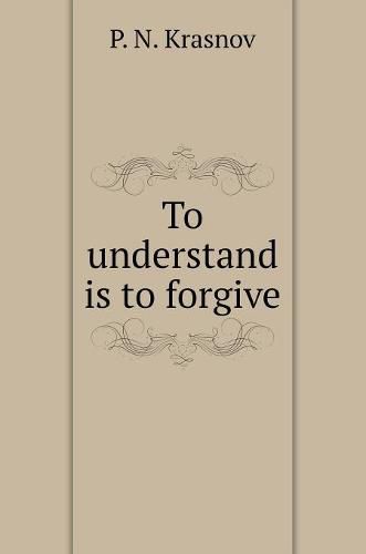 Cover image for Understand - forgive