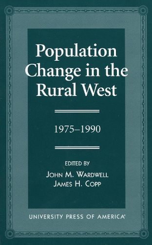 Cover image for Population Change in the Rural West, 1975-1990