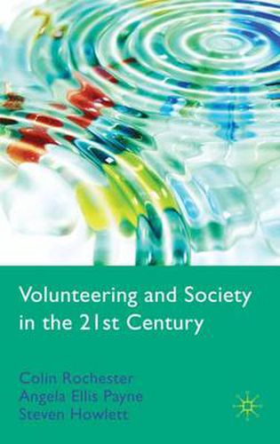 Cover image for Volunteering and Society in the 21st Century