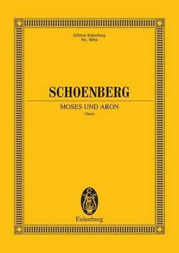 Cover image for Moses & Aaron (Oktav Format)