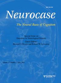 Cover image for Neurocase: The Neural Basis of Cognition