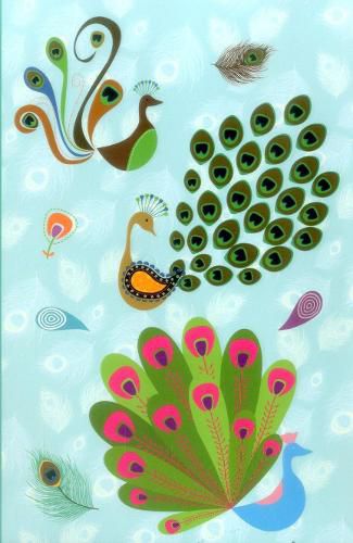 Cover image for Sticky Notes and Writing Set: Peacocks