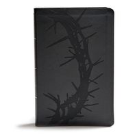 Cover image for KJV Giant Print Reference Bible, Charcoal LeatherTouch