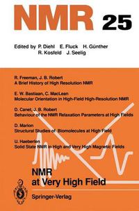 Cover image for NMR at Very High Field