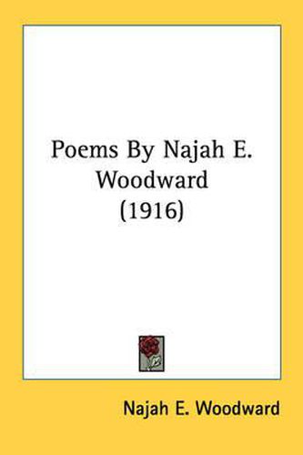 Cover image for Poems by Najah E. Woodward (1916)