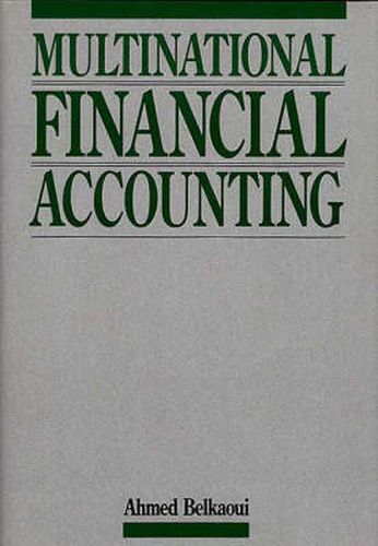 Cover image for Multinational Financial Accounting