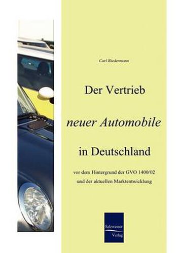 Cover image for Der Vertrieb neuer Automobile in Deutschland