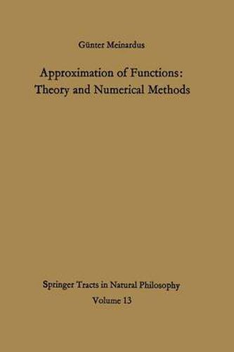 Cover image for Approximation of Functions: Theory and Numerical Methods