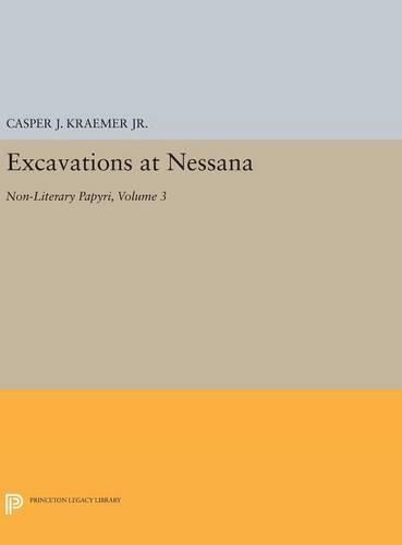 Cover image for Excavations at Nessana, Volume 3: Non-Literary Papyri