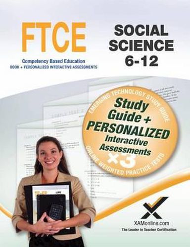 Cover image for FTCE Social Science 6-12 Book and Online