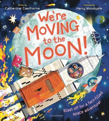 Cover image for We're Moving to the Moon!
