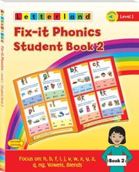 Cover image for Fix-it Phonics - Level 1 - Student Book 2 (2nd Edition)