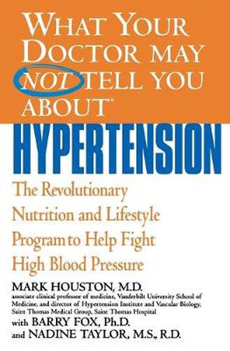 Cover image for What Your Dr...Hypertension